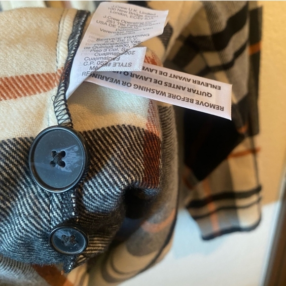 MADEWELL Bromley Oversized Plaid Flannel Shirt NWT - Picture 13 of 15